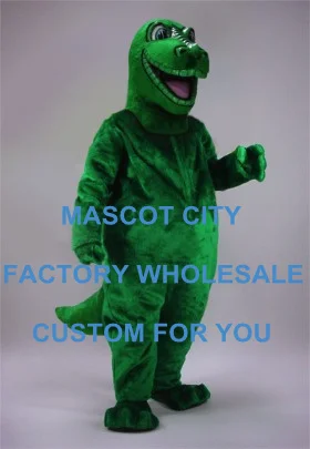 

Best Mascot Happy Dino Mascot Costume Adult Size Cartoon Character Green Dragon Dinasaur Mascotte Outfit Suit Fancy Dress SW768