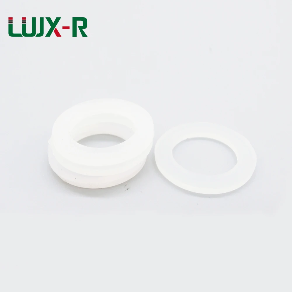 

LUJX-R Flange Silicone Gaskets Oil Sealing Washer O Type Rings Flat Gasket DN15/20/25/32/40/50/65/80/100/125/150/200/250/300~500