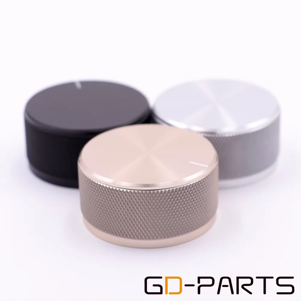 44X22Mm Solid Volledige Aluminium Knop Volume Potentiometer Cap 6Mm Gat Voor Turntable Recorder Radio Amp Dac cd Dvd Hifi Audio Diy