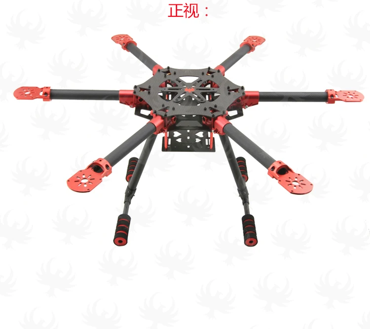 

HF 600mm / 750mm Carbon Fiber Hexacopter Frame HF600 /HF750 Umbrella Folding Arm w/ Landing Gear Legs GF-L1B for FPV Photography