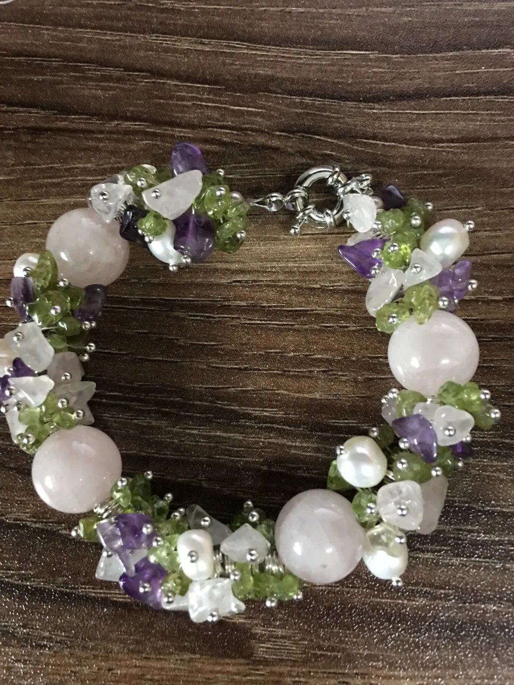 Chunky Big FreshWater Pearl Natural stone for women Bracelet Handmade Statement bohemian Pearl Jewelry offer Drop shipping