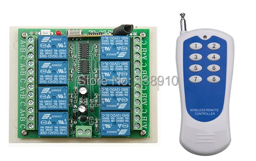 

New DC 12V 8 CH channel RF Wireless Remote Control Switch remote control