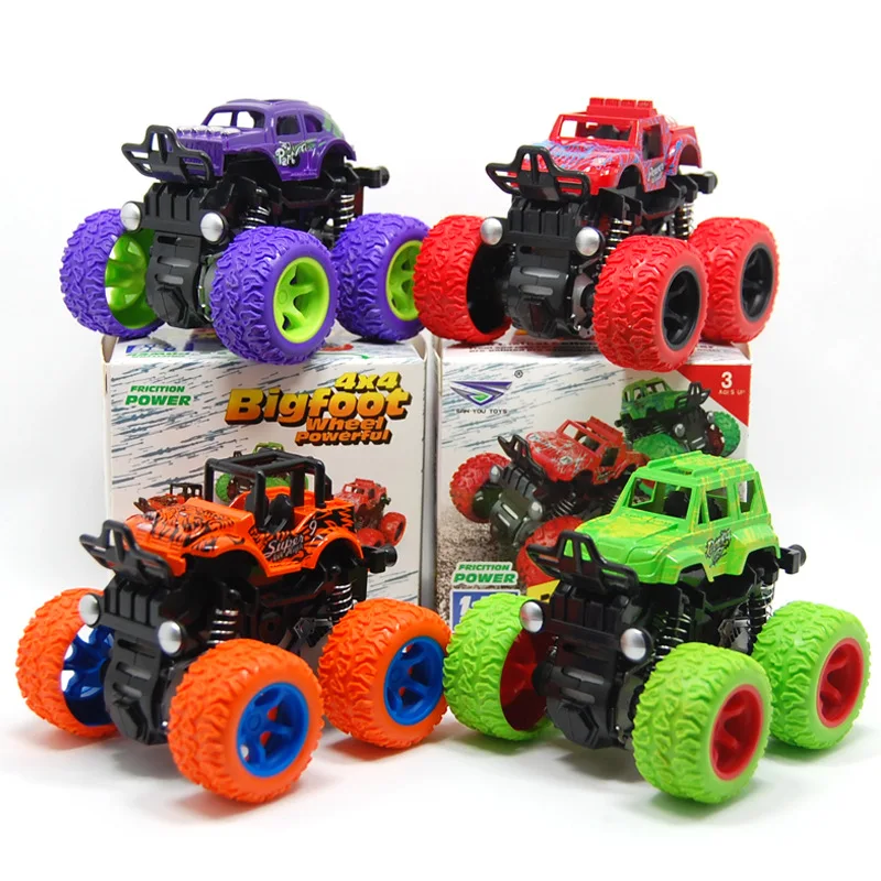 

1PC Kids Cars Toys Monster Truck Inertia SUV Friction Power Vehicles Baby Boys Super Cars Blaze Truck Children Gift Toys 2018