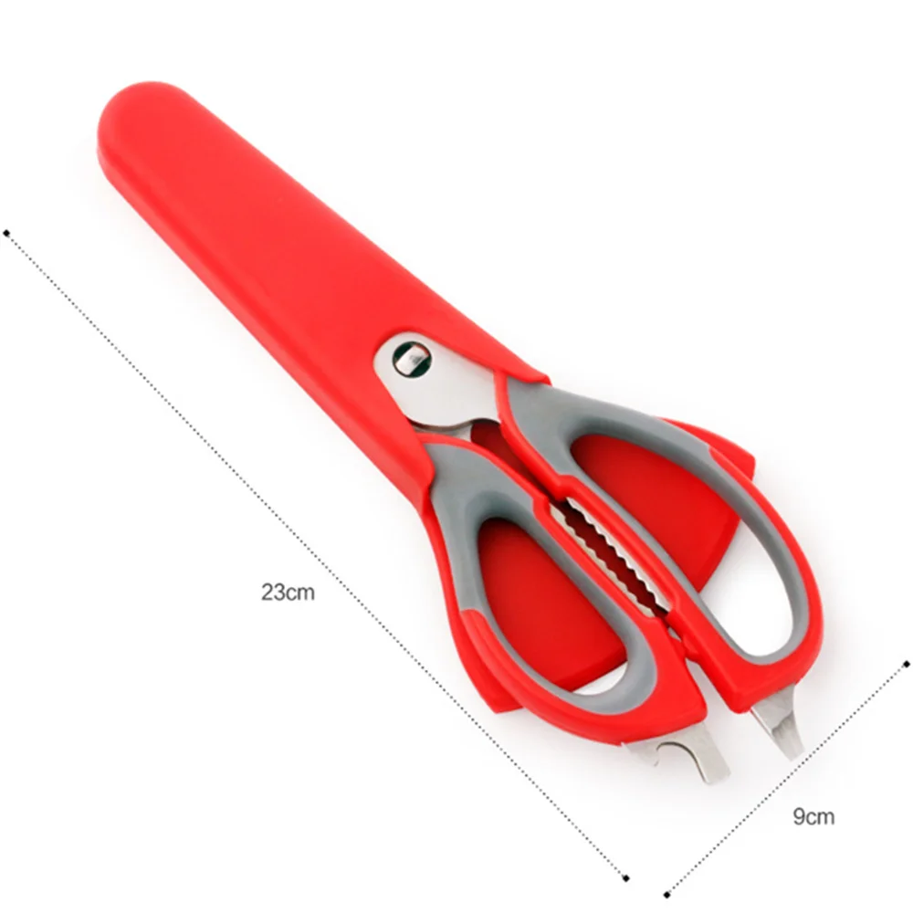 Multi Purpose Portable Kitchen Cooking Cutting Sharp Scissors Shears Stainless Steel