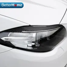 Carbon Fiber Headlight Eyebrows for BMW F10 #3