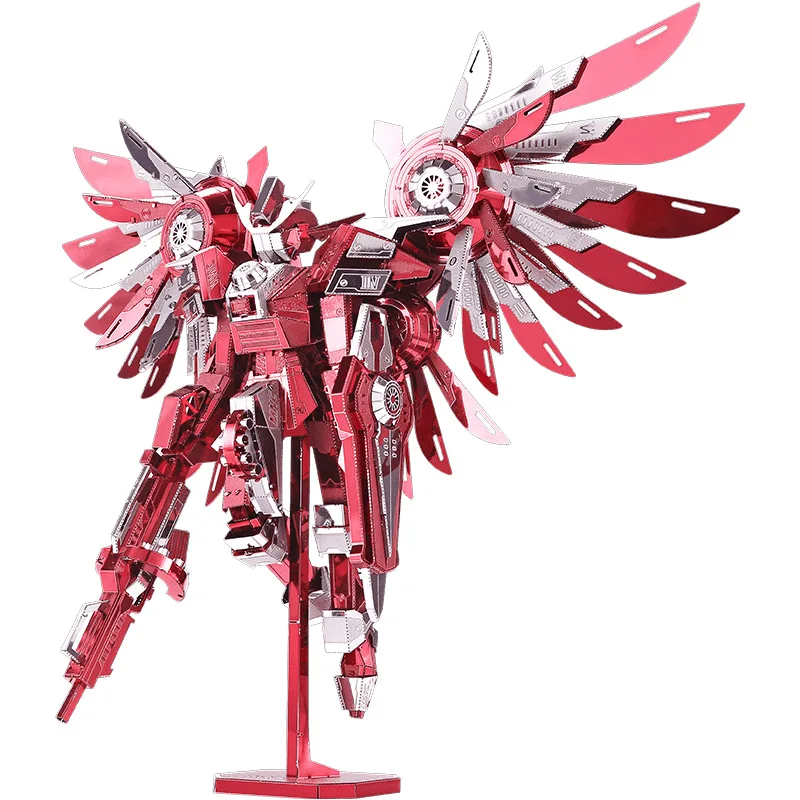 

MMZ MODEL Piececool 3D Metal Puzzle P069 Thundering Wings Robot Assembly Metal Model kit DIY 3D Laser Cut Model Puzzle Toys