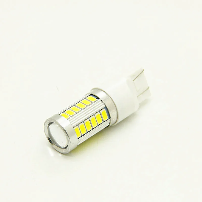 

50pcs T20 33SMD 7443 Car 12V LED brake light 6000k Reverse LED Light White