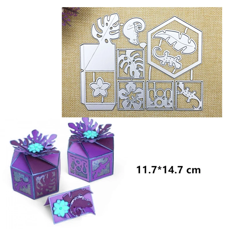 

Julyarts 2019 Flower Box Die Metal Cutting Dies Stencils For Scrapbooking Stamps Diy Paper Card Making Cut Crafts Die Stitch