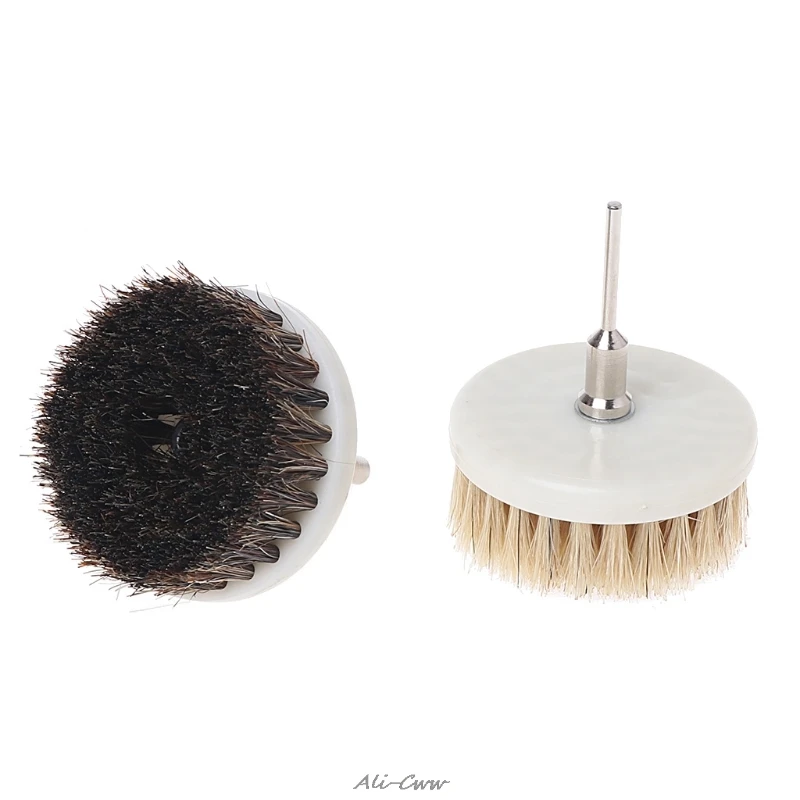 3mm 6mm Stainless Steel Rod and 60mm Drill Powered Scrub Heavy Duty Cleaning Brush With Stiff Bristles Tools