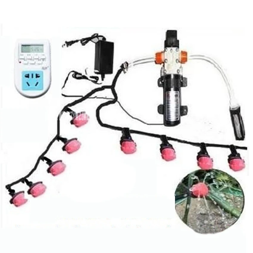 New Automatically Watering Kit Garden Flowers DC Pump Gardening Spray Suits Timing Drip Irrigation System 4L/min -25 ~ 60 degree