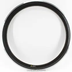 1Pcs New 700C 50mm clincher rims light Road bicycle 3K/UD/12K carbon fibre bike wheelsets with alloy brake surface rim new