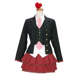 Anime Umineko no Naku koro ni Beatrice Party Fashion Lolita Dress Skirt Uniform Cosplay Costume with hair accessory Any Size 11
