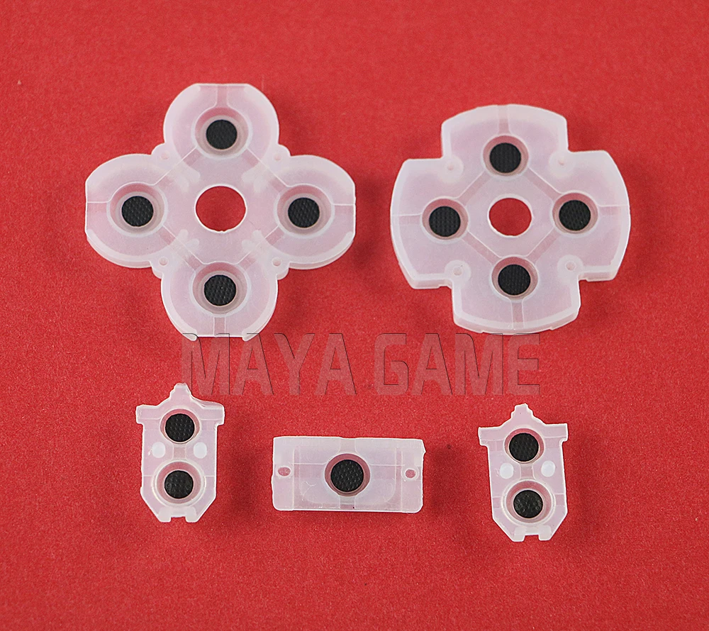 5 комплектов мягких силиконовых проводящих резиновых кнопок для контроллера PlayStation 4 PS4 JDS-030 JDM-030