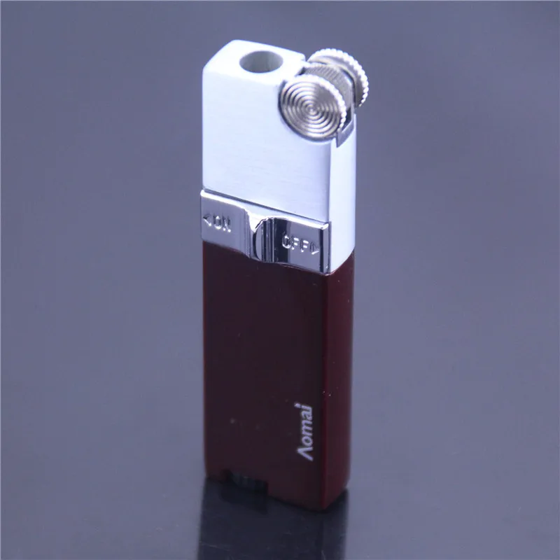 Boutique cylinder metal Windproof Jet Butane Torch Turbo Straight Cigarette cigar pipe Inflatable gas Lighter Accessories