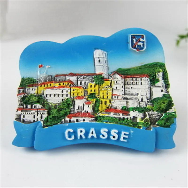 France Grasse Town Provence Tourism Souvenir Fridge Magnet