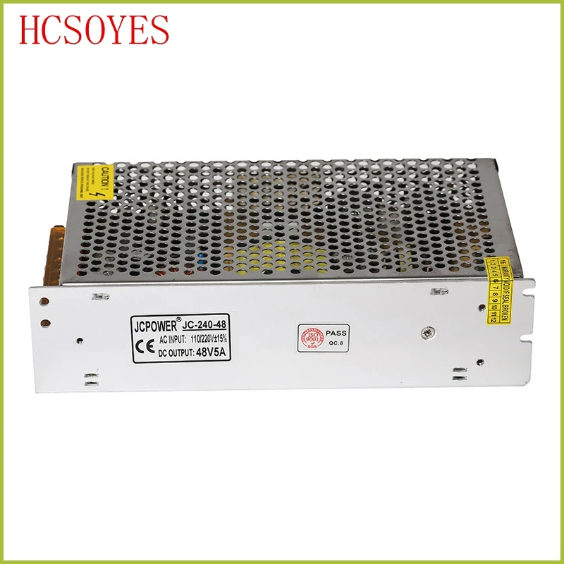 

high quality 48V 5A 240W Universal Regulated Switching Power Supply for CCTV Led Radio Lighting Transformers