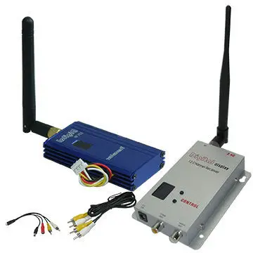 High Quality 2.4GHz 1000mW CCTV Wireless Video Transmitter, 2.4G FPV Drones and UAV Transceiver, 12 Channels Video Image Sender