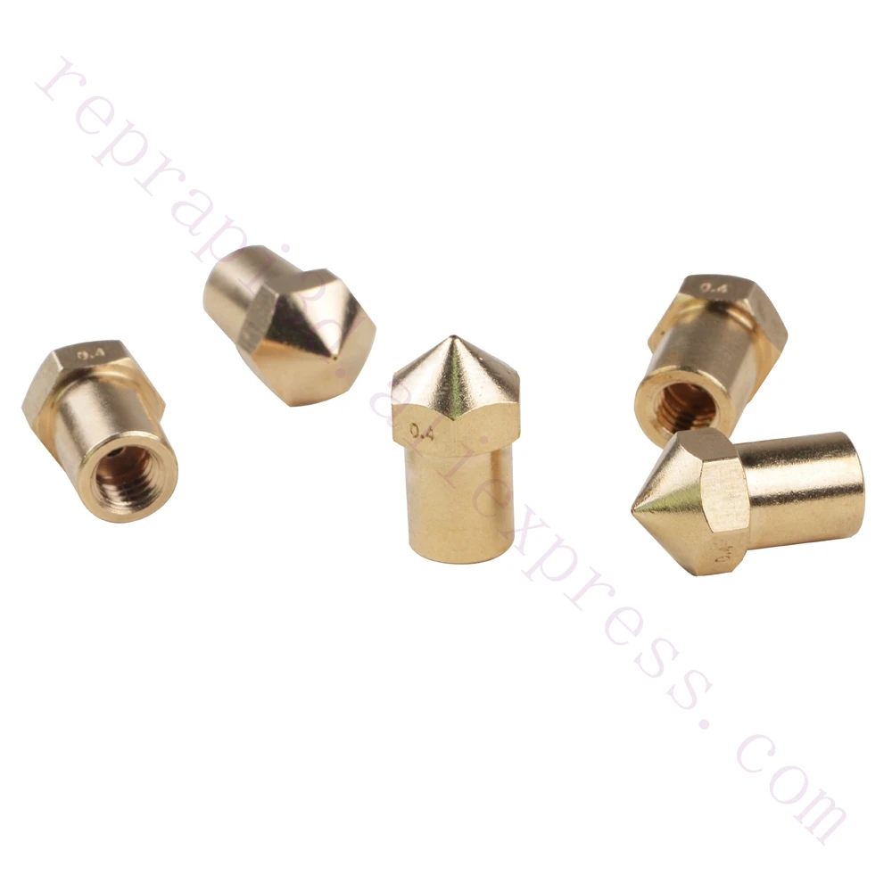 

5pcs 3D printer parts upgrade brass Creatbot nozzle 0.4mm for creatbot 3D printer