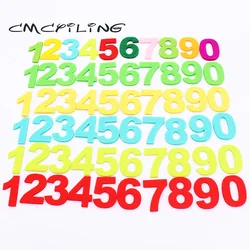 CMCYILING 10pcs Felt  Figures Numbers 0-9 For Needlework Sewing Craft Scrapbooking Home Decoration 3mm Thick Felts Materials