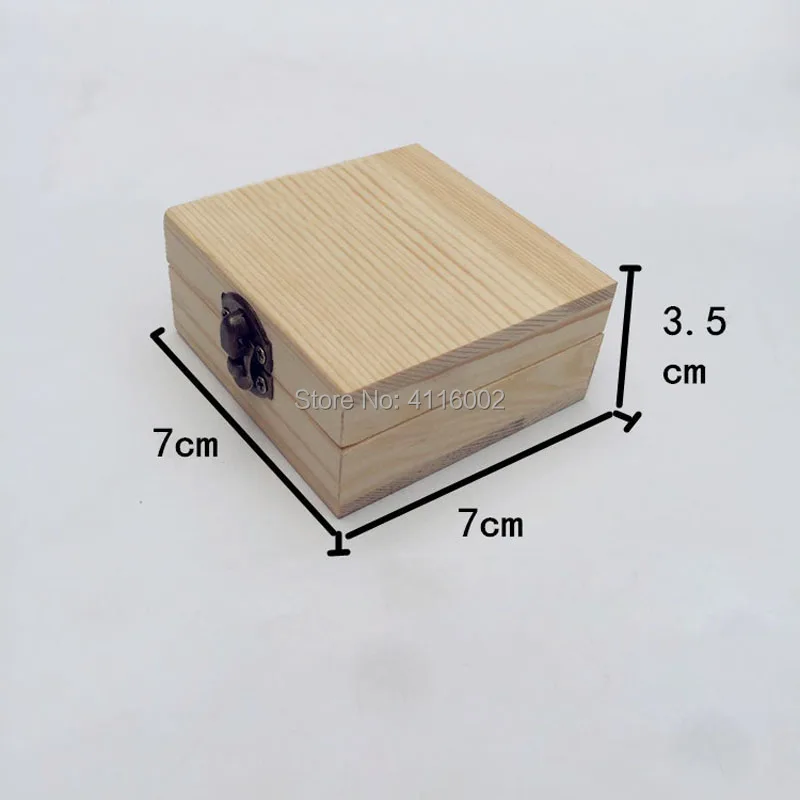 200pcs 2 Slots 5ml Environment-friendly Solid Wood Essential Oil Bottle Storage Box Jewelry Treasure Case