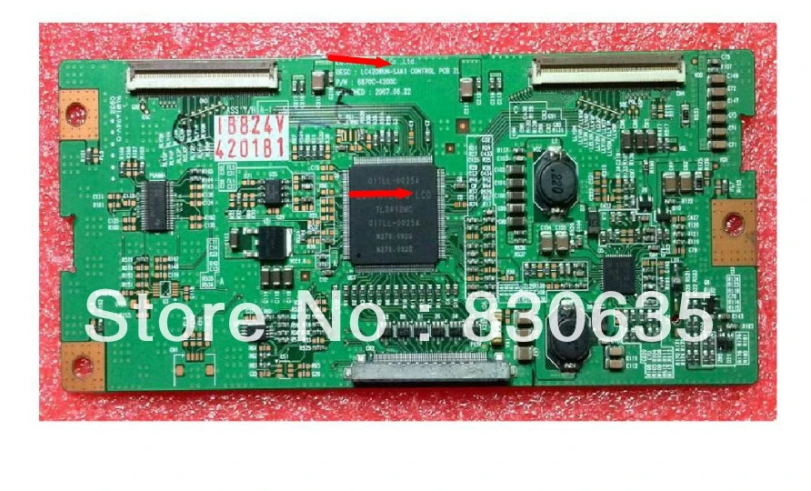 LCD 보드 42CV500C 6870C-4200C LC420WUN T-CON 연결 보드와 연결