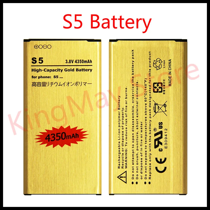 EB-BG900BBE Golden Replacement Battery For Samsung Galaxy S5 i9600 G900S G900F G9008V 9006V 9008W 9006W Battery S5 EB-BG900BBC