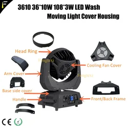 3610 36x10w 108x3w LED Wash Moving Head Plastic Painted Coating Cover Housing Case Replacement Part