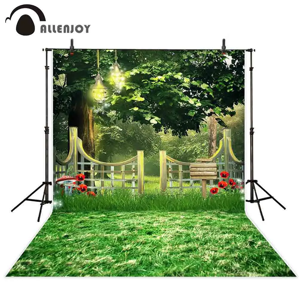 

Allenjoy Backgrounds Photo Studio Grass Flower Nature Scene Forest Wedding Party Birthday Vinyl Backdrop Photo Studio Gallery