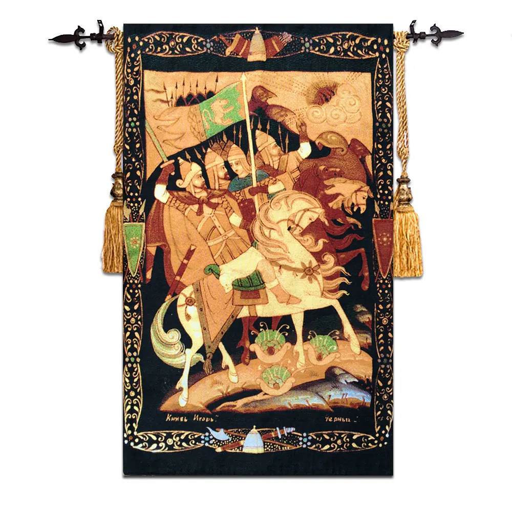 

57*98 Belgian tapestries medieval knight murals British fashion paintings highlight the history charm home decoration fabric