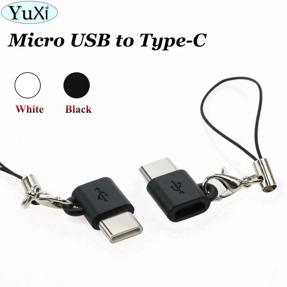 YuXi USB 3.1 Type C Male to Micro USB Female Adapter Type-C Converter Connector USB-C For Xiaomi mi 8 for Oneplus Android Phone