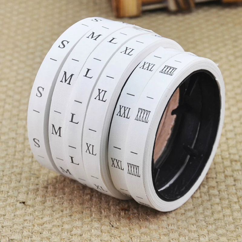 Free shipping 300pcs/lot nylon belt printed/care size labels washable for women/men/children's garment/clothing/shoes/bags tags