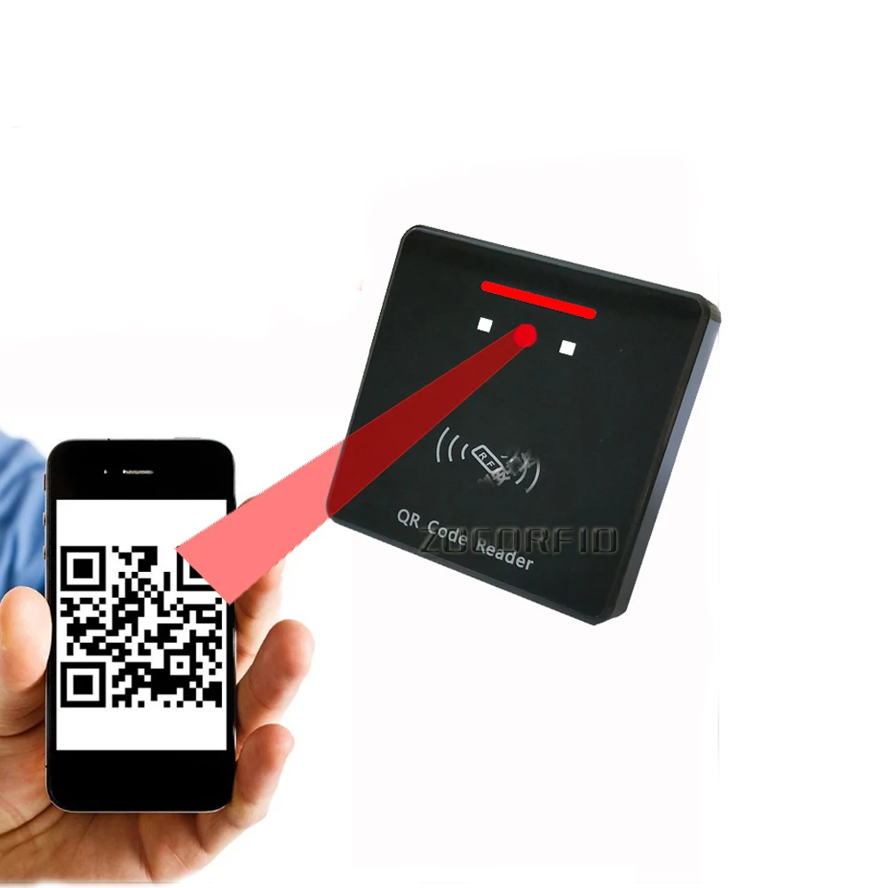 WG26/34 RFID barcode Qr code reader access control reader/Wiegand Qr code access control reader