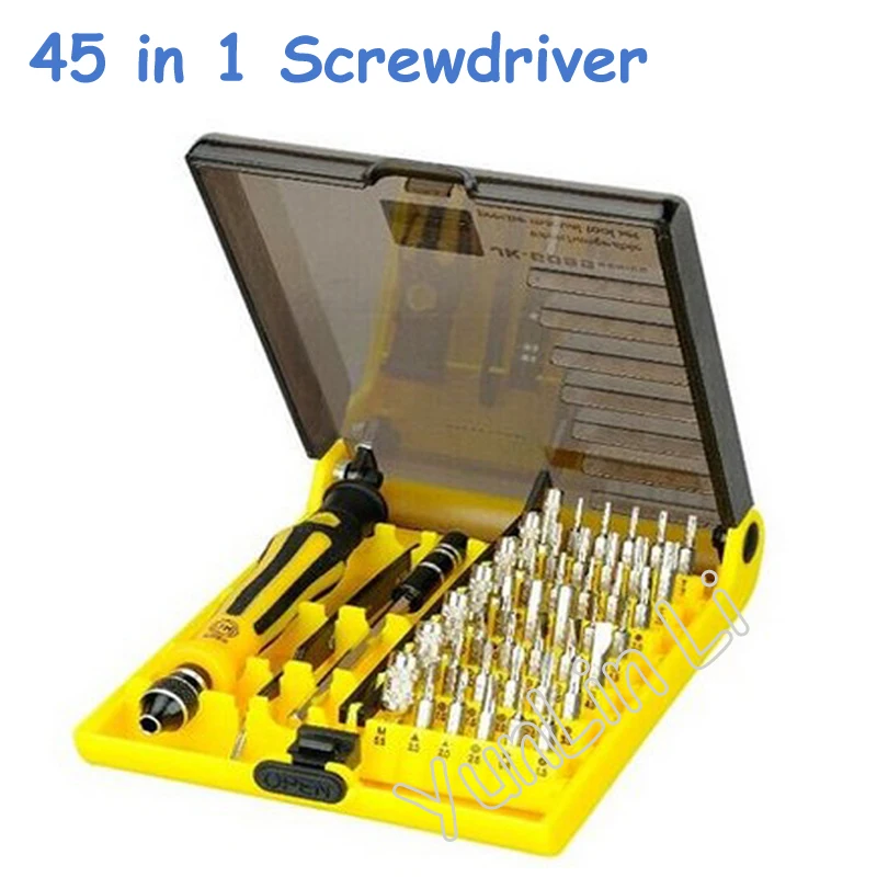 

6 Sets 45 in 1 Screwdriver Professional Hardware Tool Kit JK-6089B