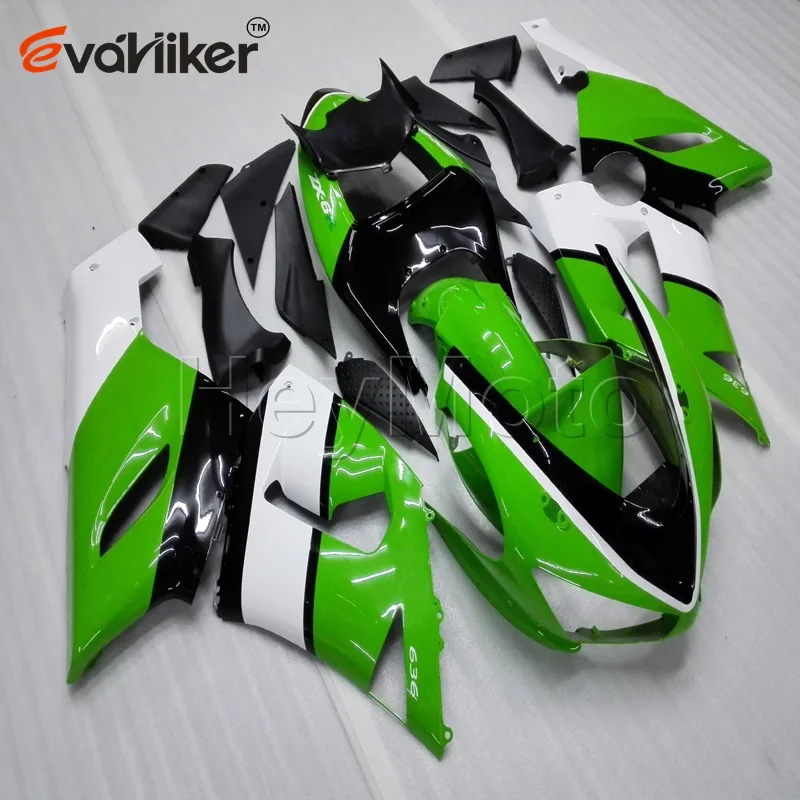 

ABS Plastic fairings for ZX6R 2005 2006 green ZX 6R 05 06 motorcycle panels Body Kit Injection mold