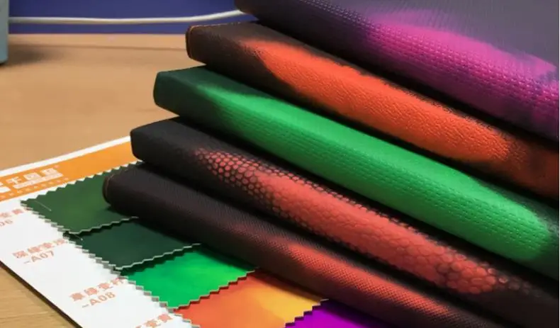 Temperaturempfindliches, verfärbtes PU-Leder, photochromes UV-Gewebe, thermochromes DIY-Material – Detail 6