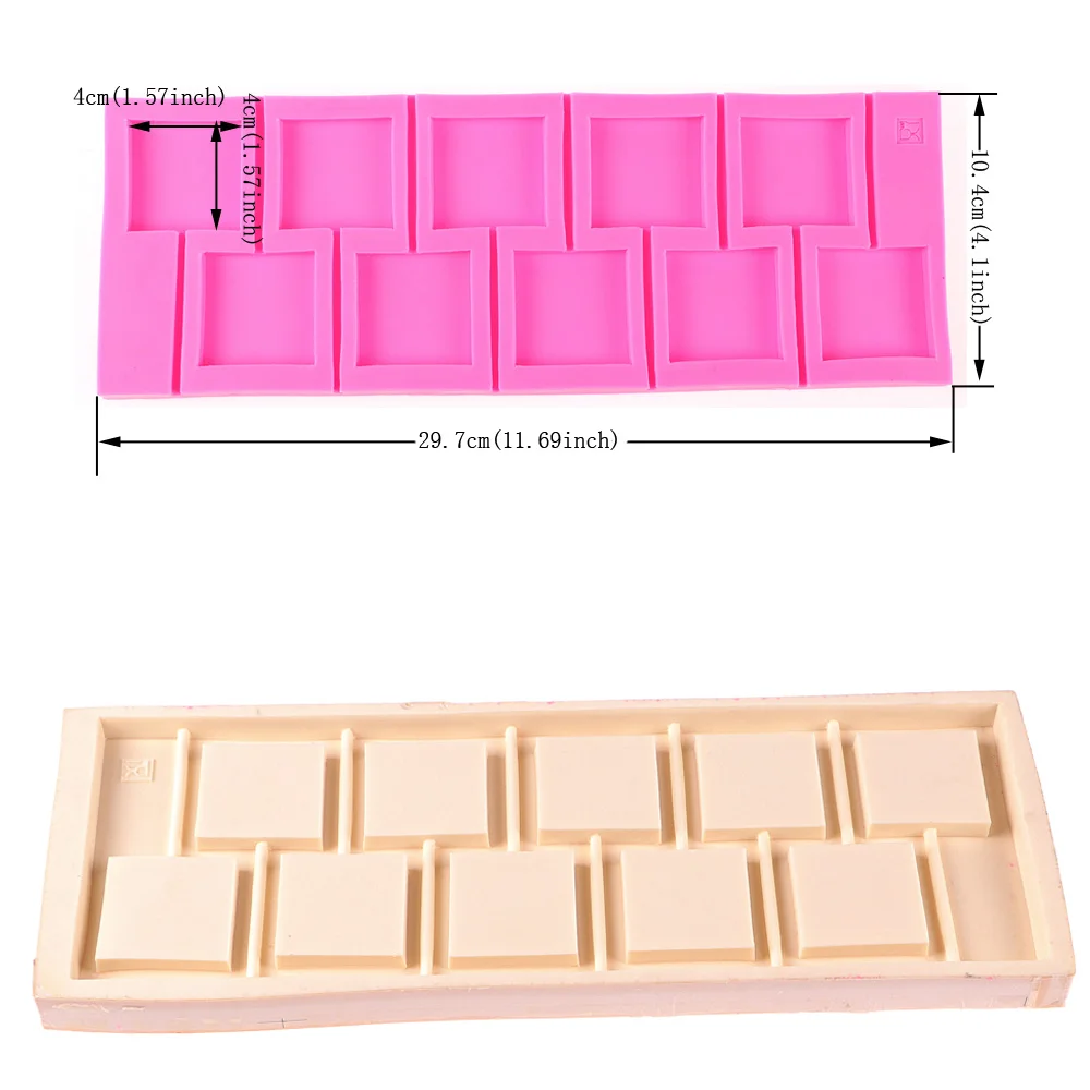 Hot square planet 3D lollipop Silicone  Mold chocolate Fondant moulds baking DIY  cake Decorating Tools T0458