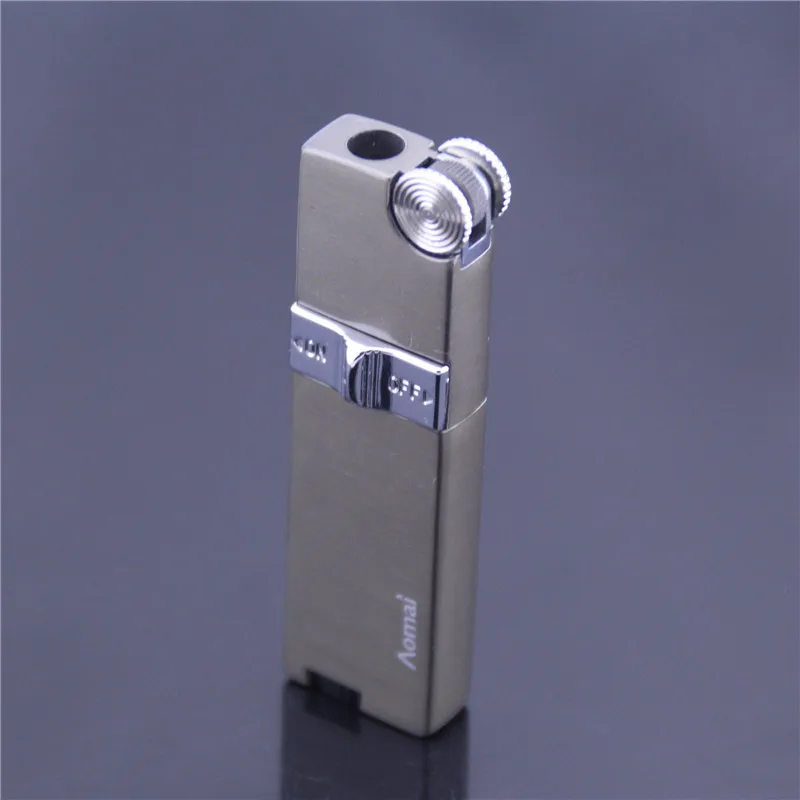 Boutique cylinder metal Windproof Jet Butane Torch Turbo Straight Cigarette cigar pipe Inflatable gas Lighter Accessories