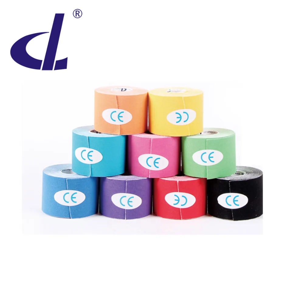 [Original Factory] 15 Color Kintape Kinesiology tape Cotton Elastic Athlete PhysioTherapy Bandage For bicycle Muscle Pain Relief