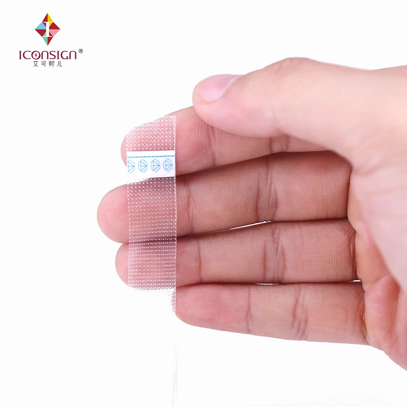 Wholesale Price 50 pcs Medical PE tape breathable adhesive plaster for eyelash lifting low trauma breathe eyelash srtong sticker