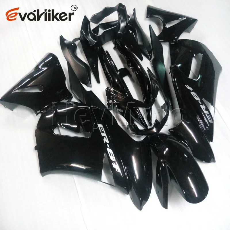 

motorcycle Fairing hull for 650R ER6f 2006 2007 2008 black ER-6f 06 07 08 ABS plastic panels kit