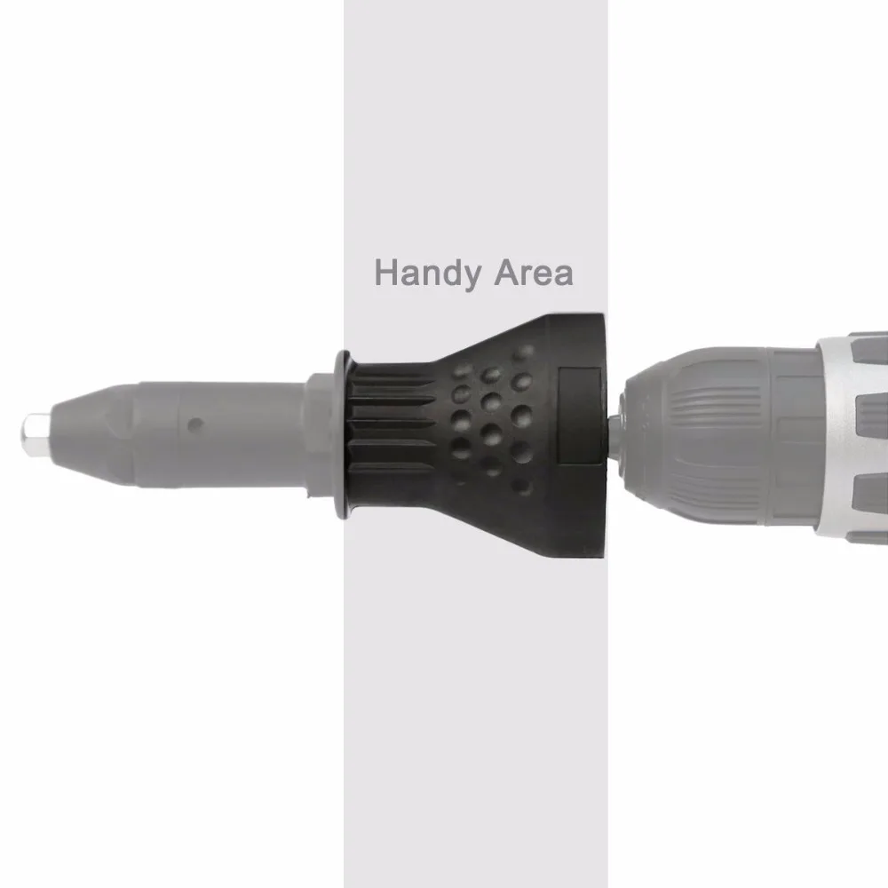 DEKO Electric Rivet Nut Gun Riveting Tool Cordless Riveting Drill Adaptor Insert Nut Tool Riveting Drill Adapter