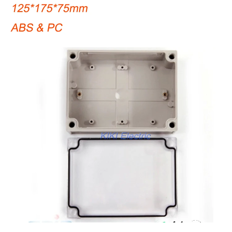 Europe Style Clear Cover small plastic boxes use as terminal /Meter/Junction Enclosure Waterproof IP66 125*175*75mm DS-AT-1217