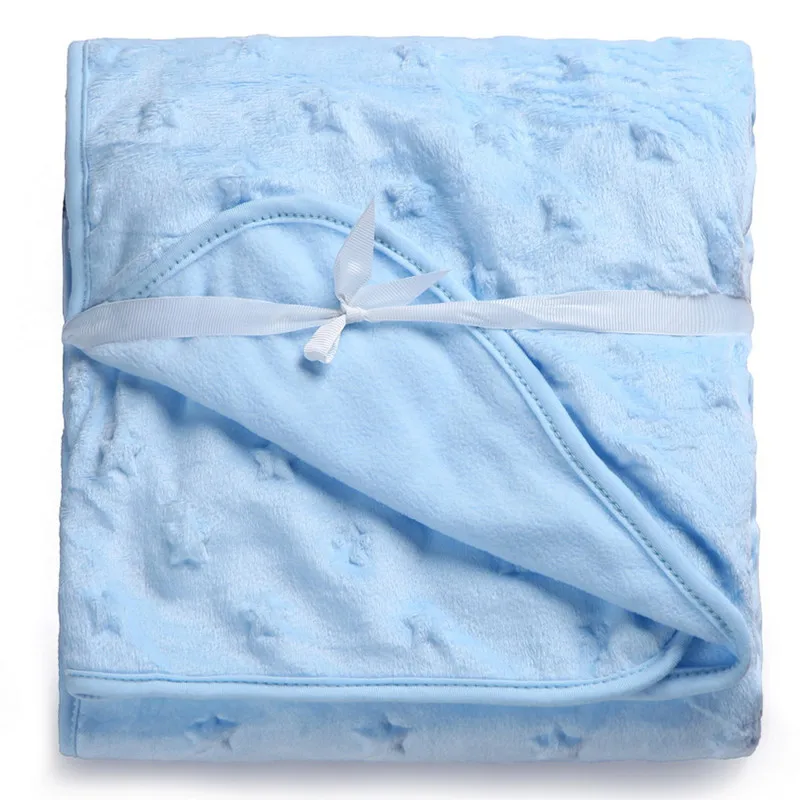 2020 baby blanket newborn warm soft wool blanket and baby bedding set