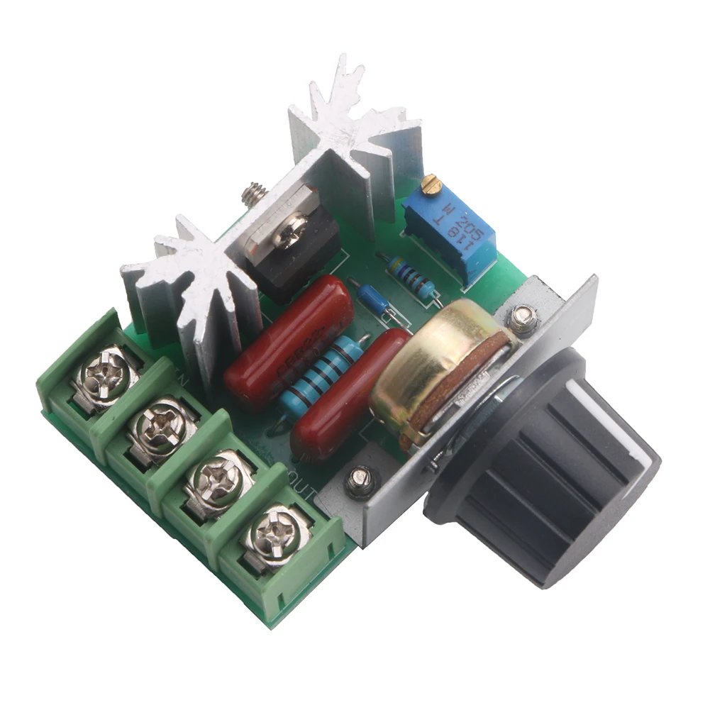 High-power 2000W 25A 220V AC SCR Dimmer Voltage Regulator Motor Speed Controller