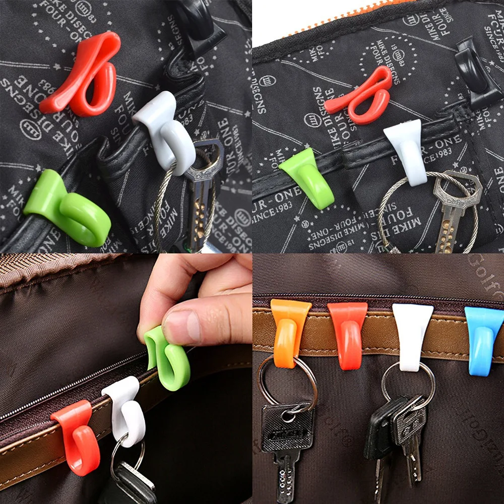 6 Pcs Key Organizers Key Clips Key Hook Hangers for bags