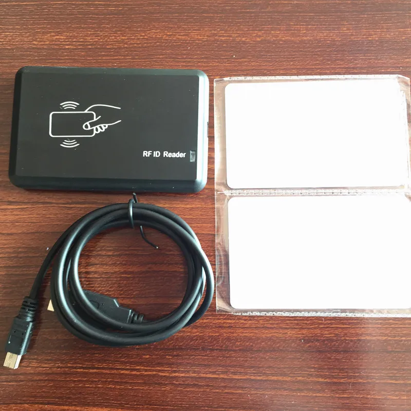 

High Quality 13.56MHZ New Security Black RFID USB IC Card Reader 5pcs/lot