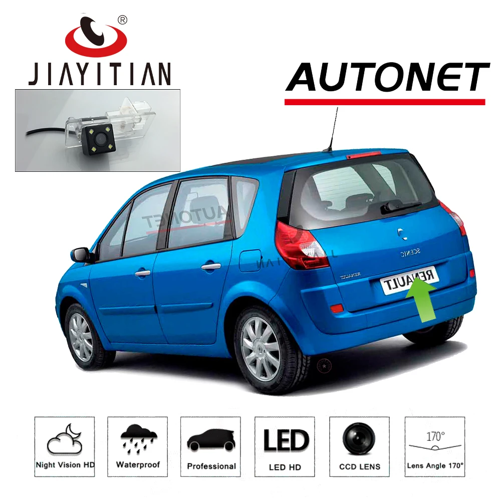 JIAYITIAN Rear Camera for Renault scenic 2 II Renault Grand scenic 2003~2009 backup Camera/Night Vision/CCD/License Plate camera