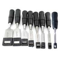 8Pcs/Set Wood Carving Chisels Tools 6-38mm Tail With Rivets Wood Carving Set Wood Chisel Tools