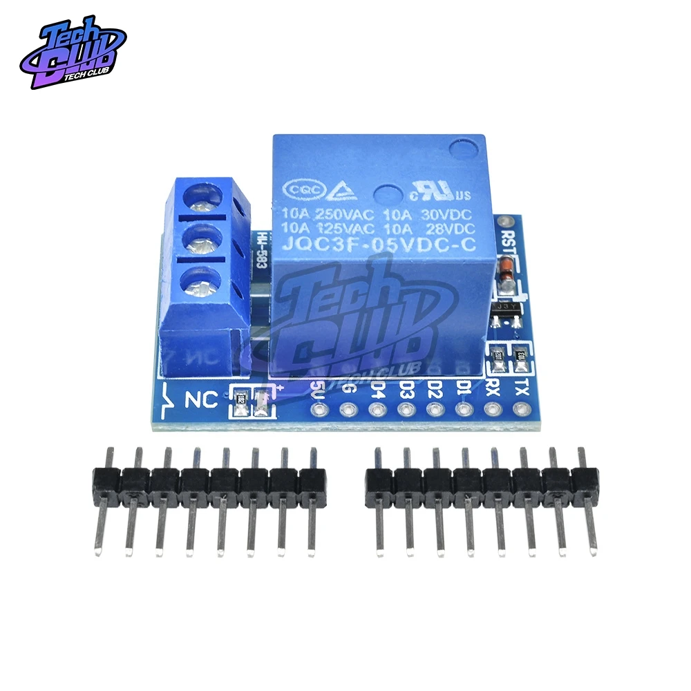 Un canale Wemos D1 Mini relè Shield per Wemos D1 Mini modulo relè per Arduino ESP8266 scheda di sviluppo 1 canale