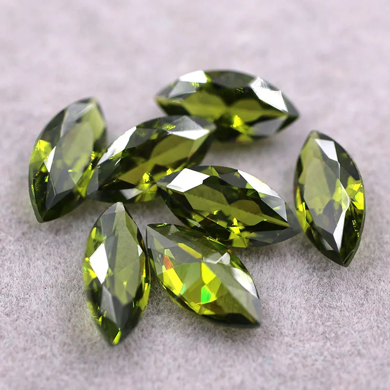 Nuovo 5x10mm forma di Foglia Zircone strass artificiale della pietra preziosa Pointback di cristallo di vetro strass per la nail dell\'orecchino